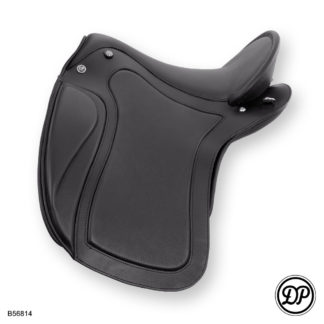 Deuber Impulse SKL, Sattelleder schwarz, Sitz-/Polsterleder Nappa schwarz, Beschläge silber