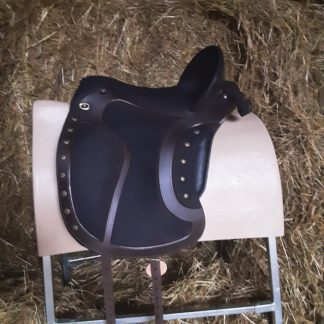 * Deuber Sattel "El Campo SKL shorty" S2 african nubuk schwarz