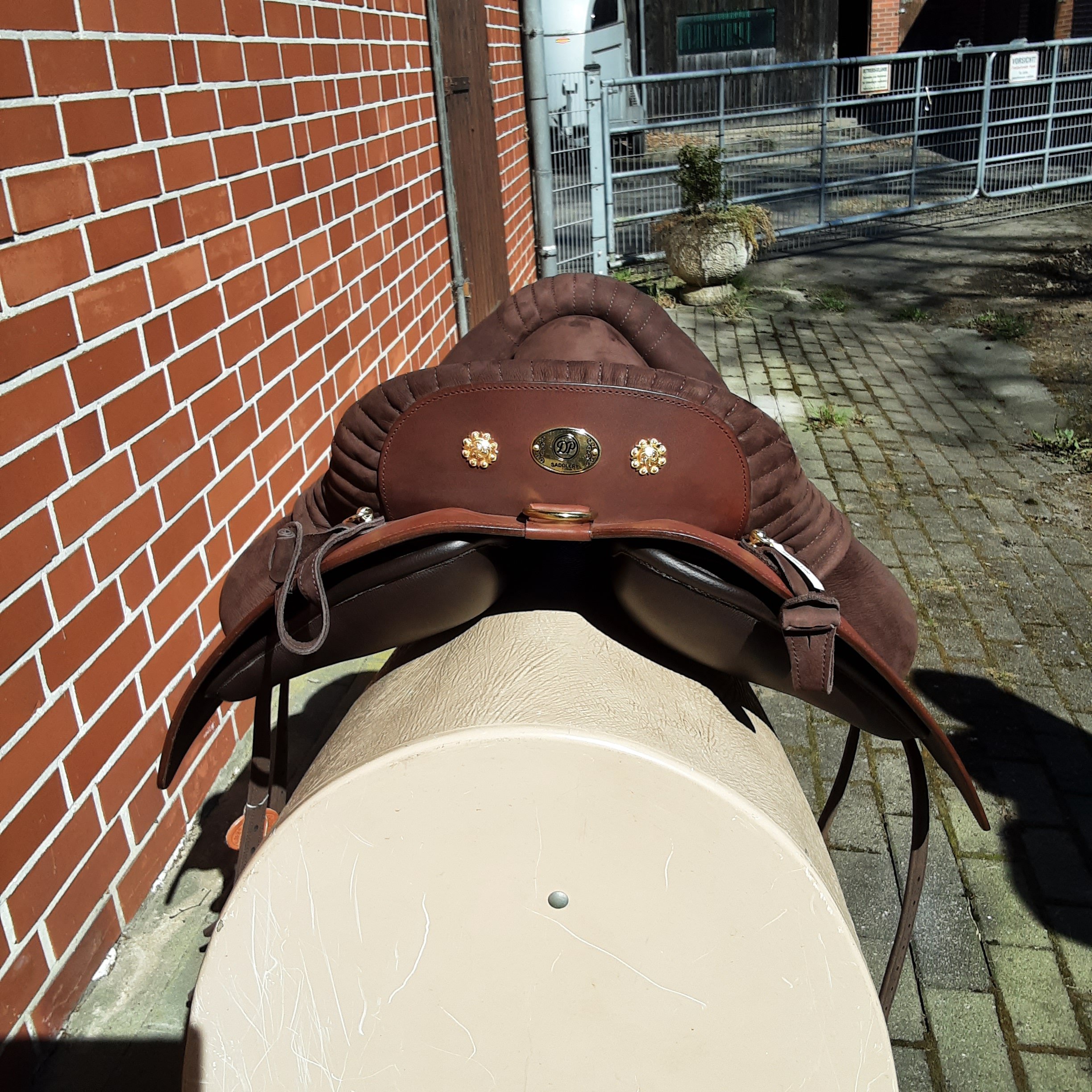 Cadiz S3 havanna Nubuk braun messing – Bild 3