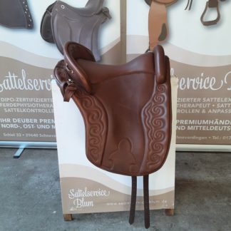 Deuber Barocksattel "Jeanne D'Arc SKL" Brandy LGF